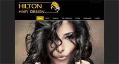 Desktop Screenshot of hiltonhairdesign.co.uk