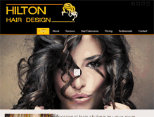 Tablet Screenshot of hiltonhairdesign.co.uk